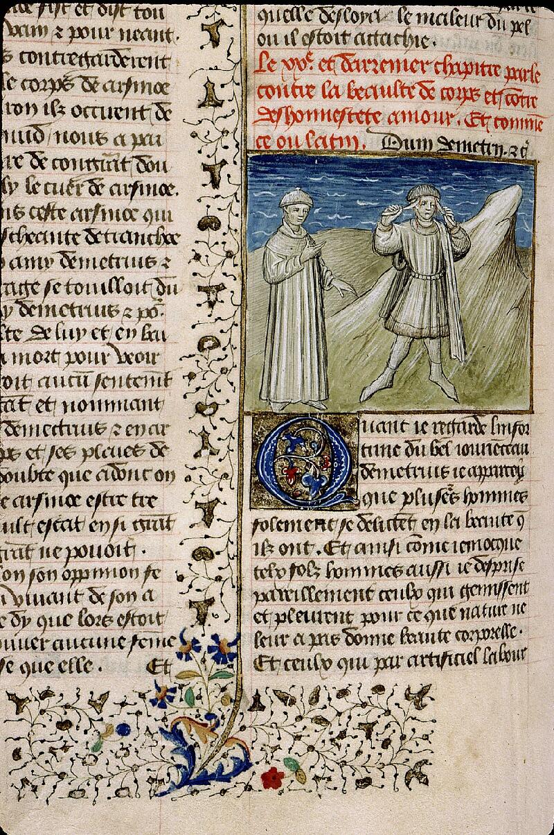 Paris, Bibl. Sainte-Geneviève, ms. 1128, f. 156v - vue 1