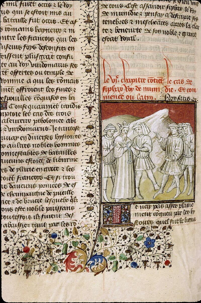 Paris, Bibl. Sainte-Geneviève, ms. 1128, f. 168v - vue 1