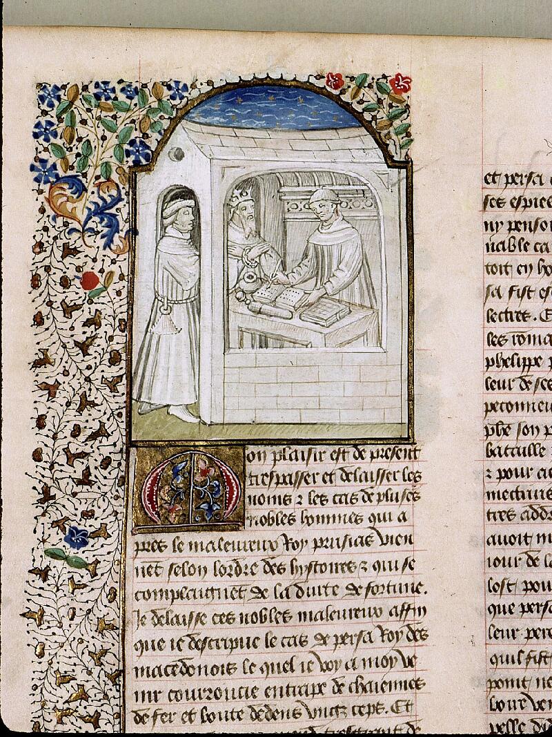 Paris, Bibl. Sainte-Geneviève, ms. 1128, f. 182v - vue 1