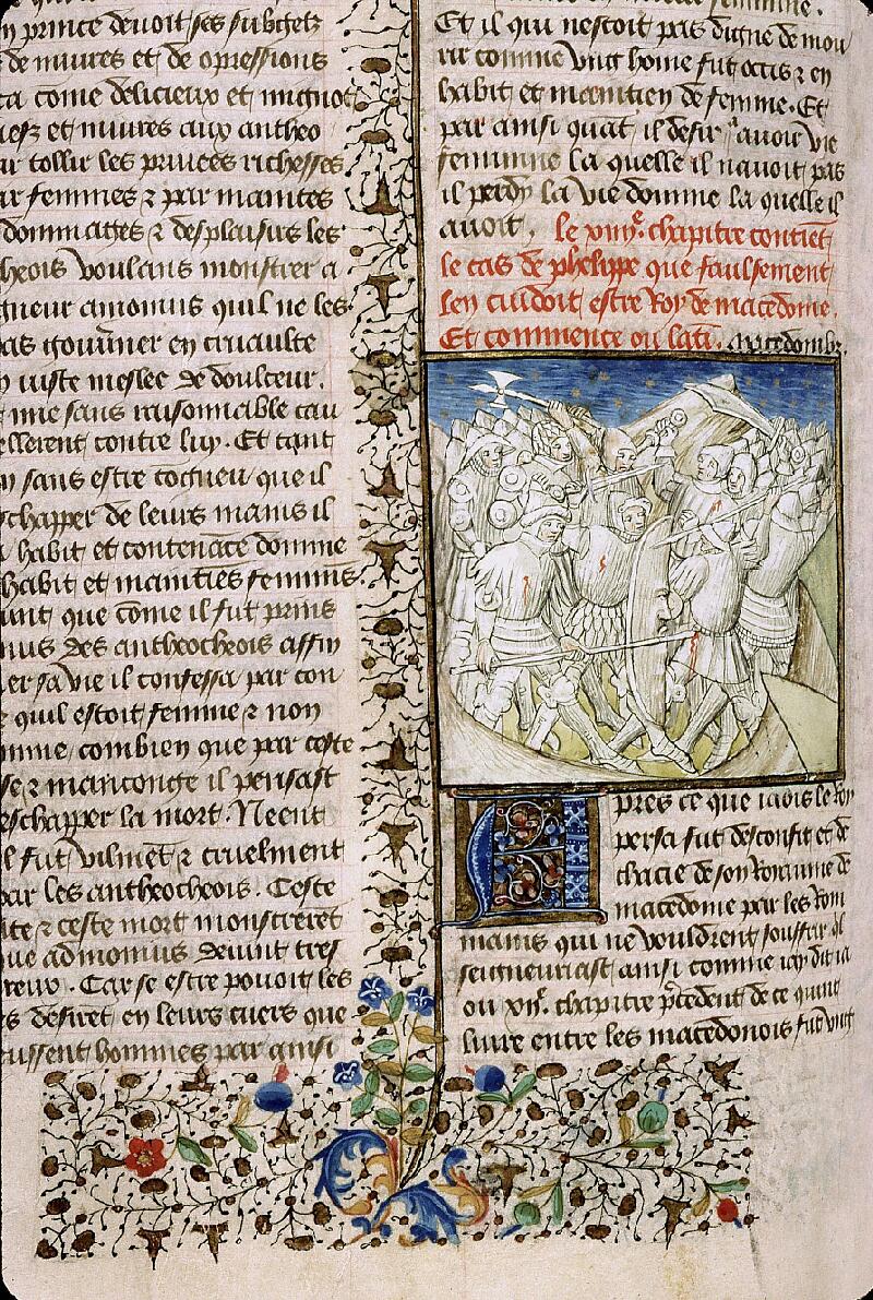 Paris, Bibl. Sainte-Geneviève, ms. 1128, f. 184v - vue 1