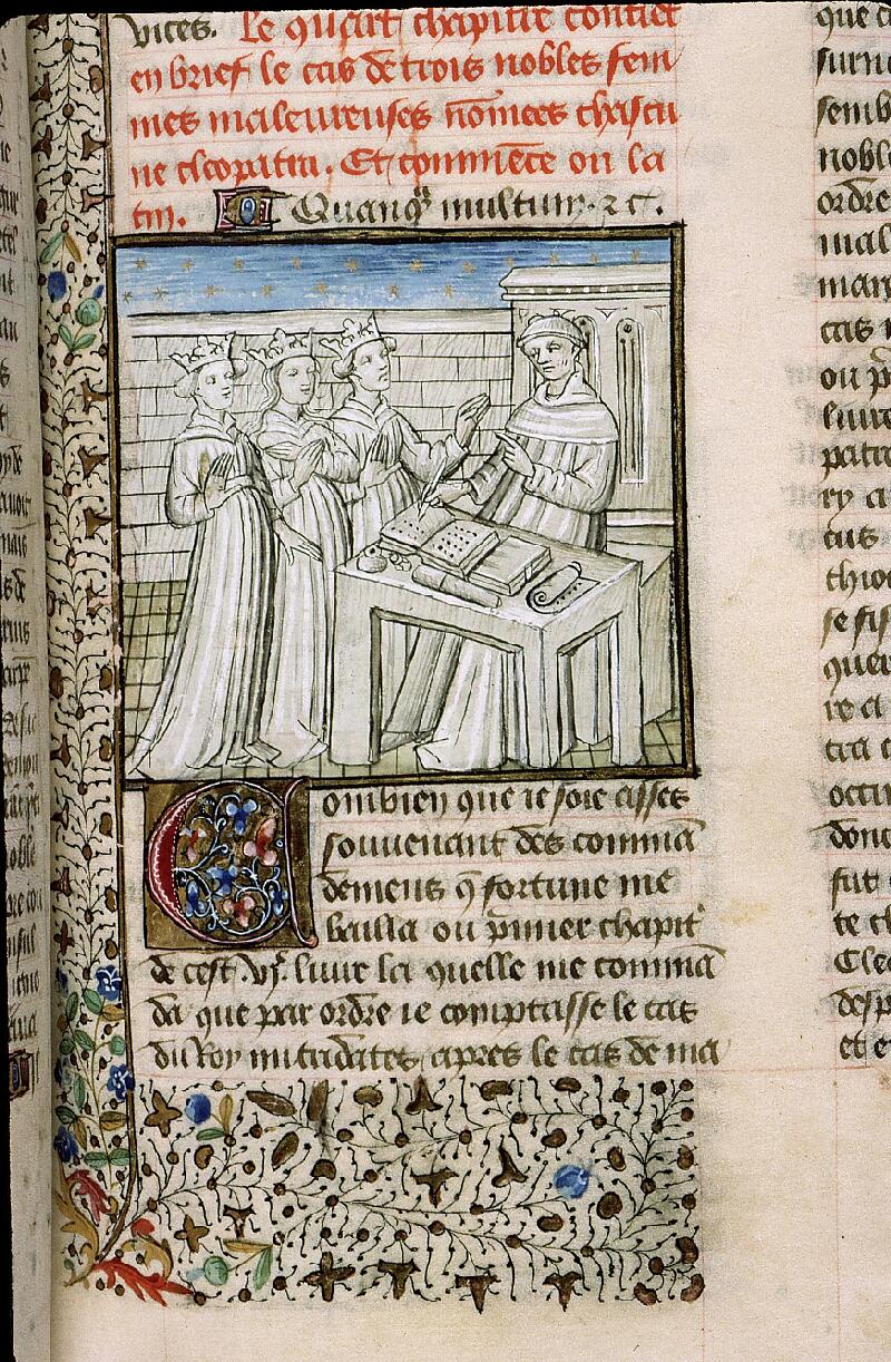 Paris, Bibl. Sainte-Geneviève, ms. 1128, f. 206 - vue 1