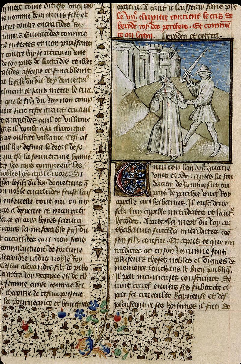 Paris, Bibl. Sainte-Geneviève, ms. 1128, f. 212 - vue 1