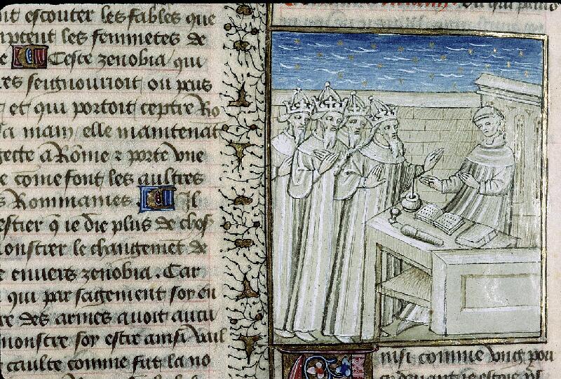 Paris, Bibl. Sainte-Geneviève, ms. 1128, f. 281v - vue 2