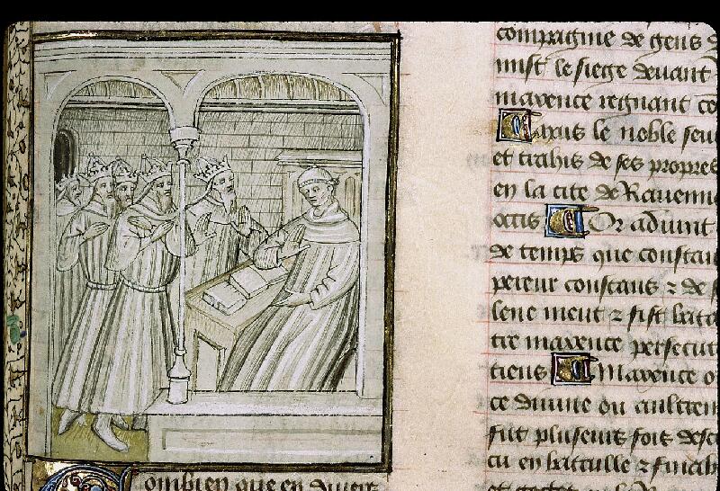 Paris, Bibl. Sainte-Geneviève, ms. 1128, f. 287 - vue 2