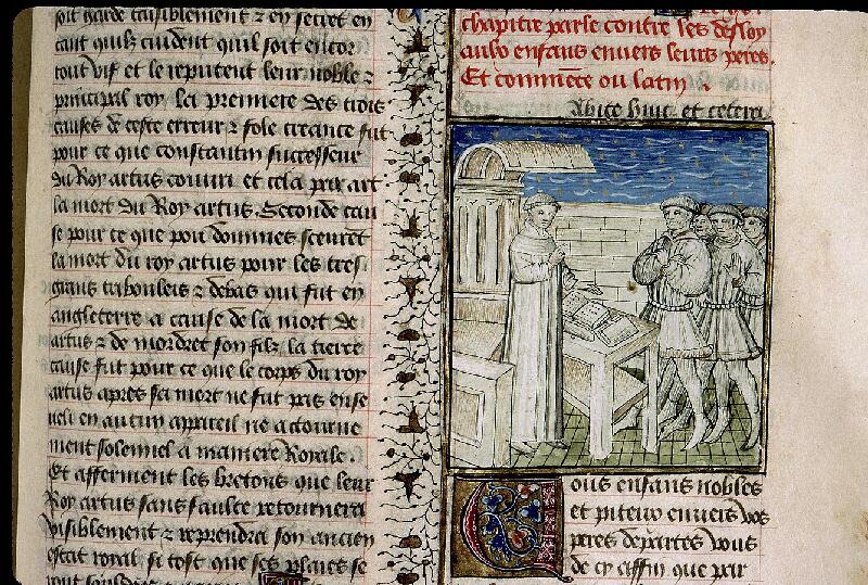 Paris, Bibl. Sainte-Geneviève, ms. 1128, f. 307 - vue 1