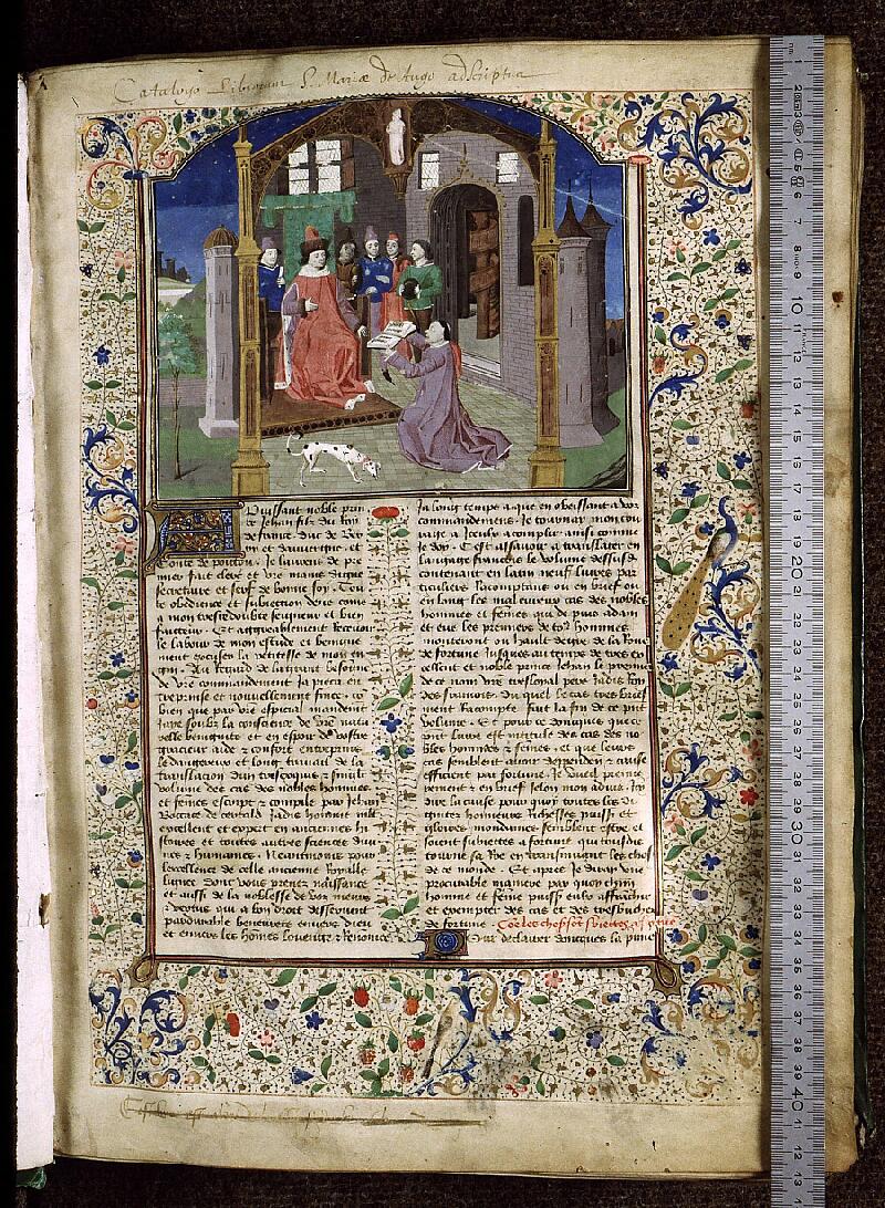 Paris, Bibl. Sainte-Geneviève, ms. 1129, f. 001 - vue 1