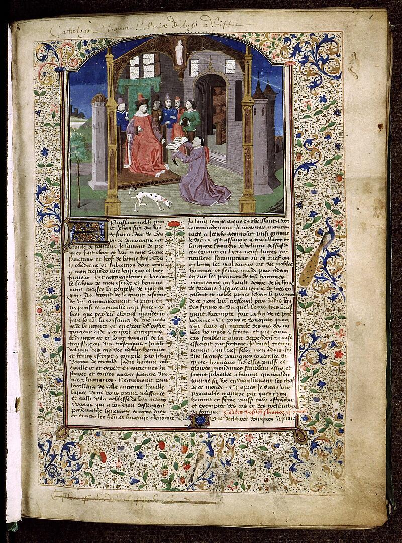 Paris, Bibl. Sainte-Geneviève, ms. 1129, f. 001 - vue 2