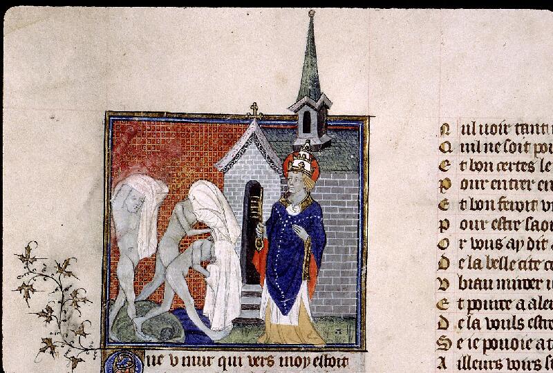 Paris, Bibl. Sainte-Geneviève, ms. 1130, f. 003v - vue 1
