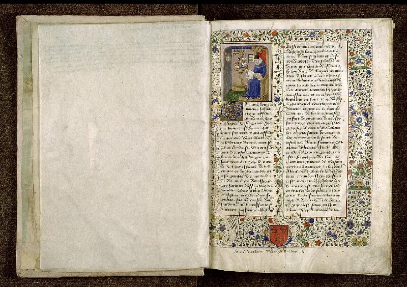 Paris, Bibl. Sainte-Geneviève, ms. 1144, f. 001 - vue 2