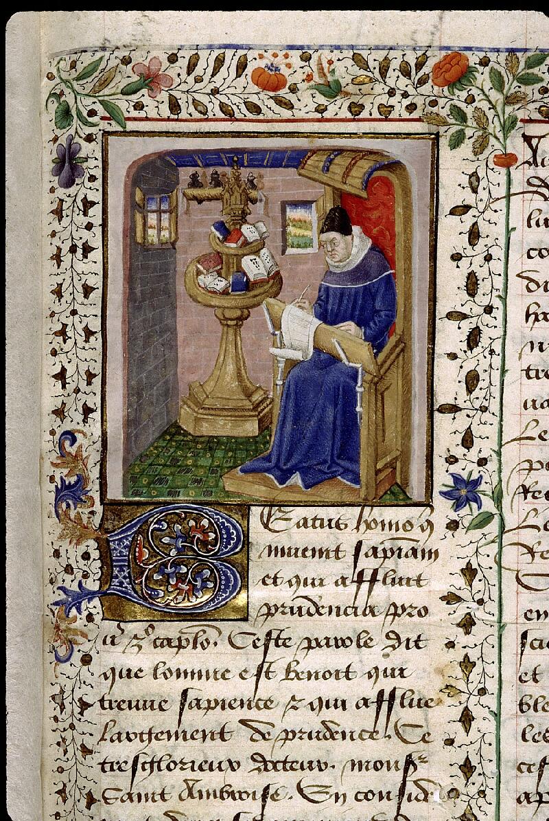 Paris, Bibl. Sainte-Geneviève, ms. 1144, f. 001 - vue 3
