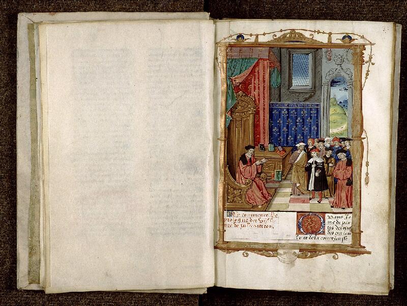 Paris, Bibl. Sainte-Geneviève, ms. 1145, f. 002v-003 - vue 2