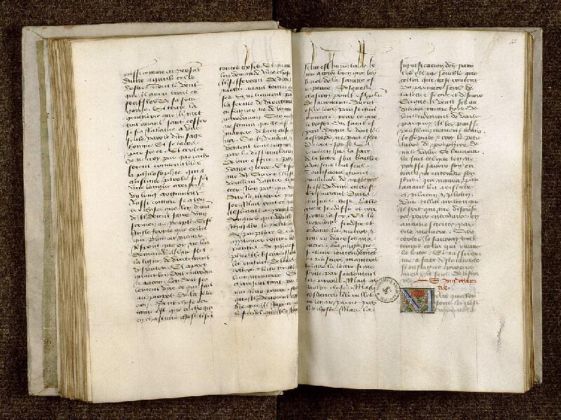 Paris, Bibl. Sainte-Geneviève, ms. 1145, f. 040v-041
