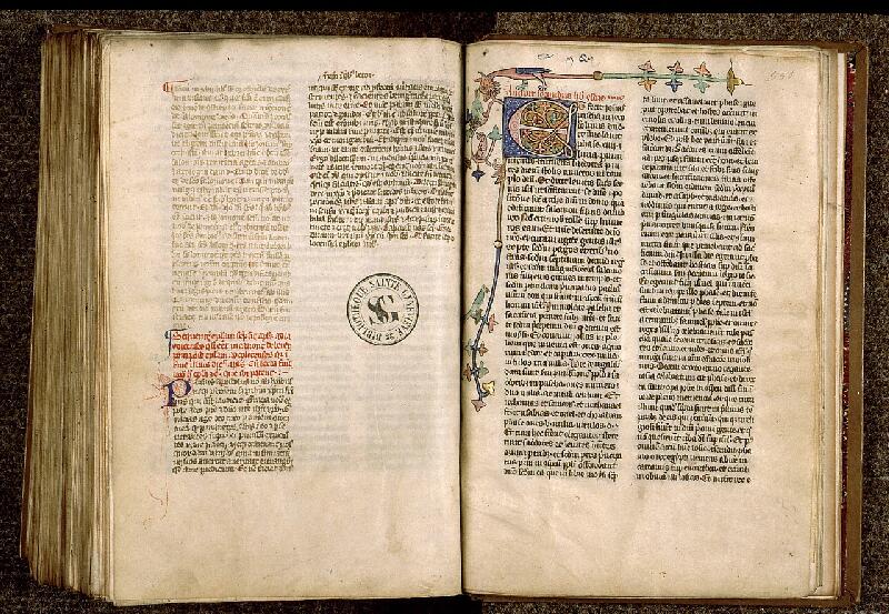Paris, Bibl. Sainte-Geneviève, ms. 1179, f. 555v-556