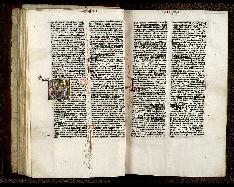Paris, Bibl. Sainte-Geneviève, ms. 1180, f. 030v-031