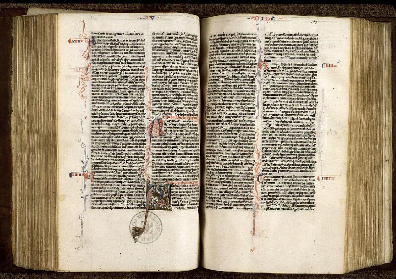 Paris, Bibl. Sainte-Geneviève, ms. 1180, f. 148v-149
