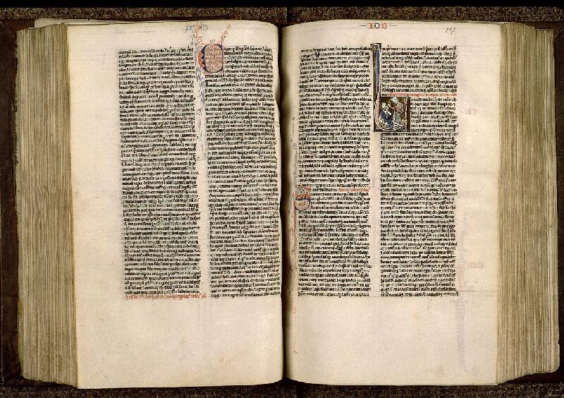 Paris, Bibl. Sainte-Geneviève, ms. 1180, f. 156v-157