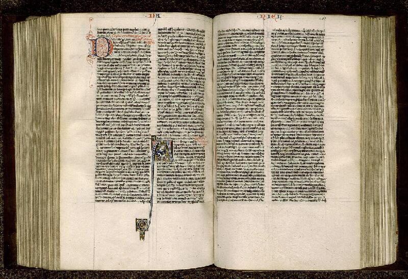 Paris, Bibl. Sainte-Geneviève, ms. 1180, f. 261v-262