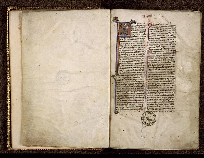 Paris, Bibl. Sainte-Geneviève, ms. 1181, f. 001 - vue 2