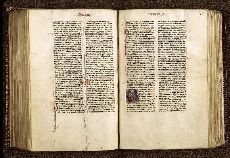 Paris, Bibl. Sainte-Geneviève, ms. 1181, f. 208v-209
