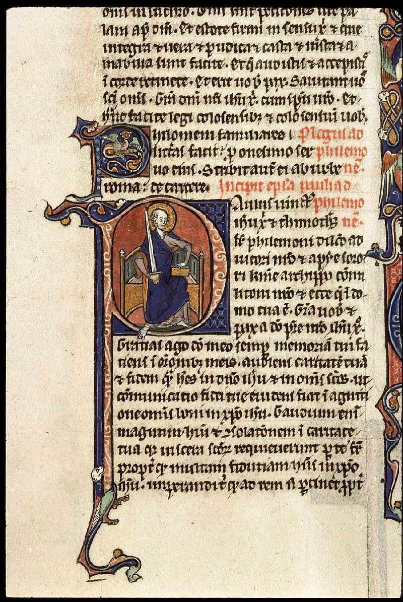 Paris, Bibl. Sainte-Geneviève, ms. 1181, f. 384v - vue 1
