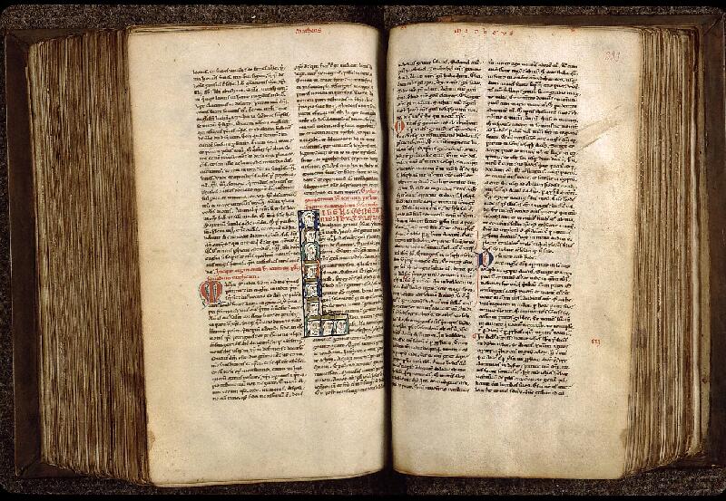 Paris, Bibl. Sainte-Geneviève, ms. 1182, f. 332v-333
