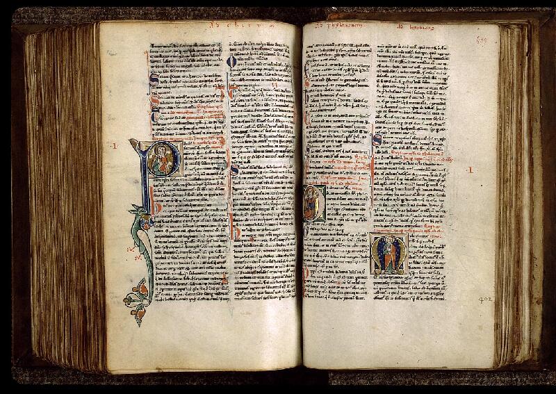 Paris, Bibl. Sainte-Geneviève, ms. 1182, f. 408v-409