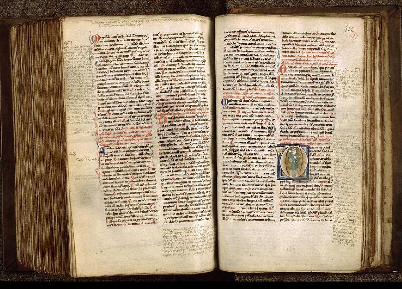 Paris, Bibl. Sainte-Geneviève, ms. 1182, f. 428v-429