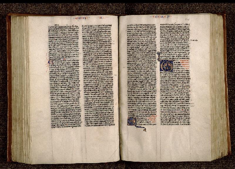 Paris, Bibl. Sainte-Geneviève, ms. 1184, f. 203v-204
