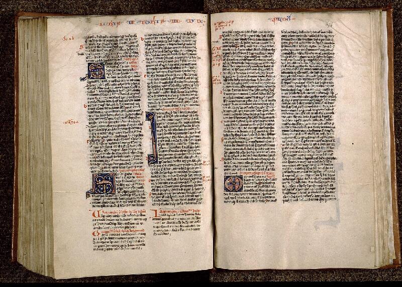 Paris, Bibl. Sainte-Geneviève, ms. 1184, f. 473v-474