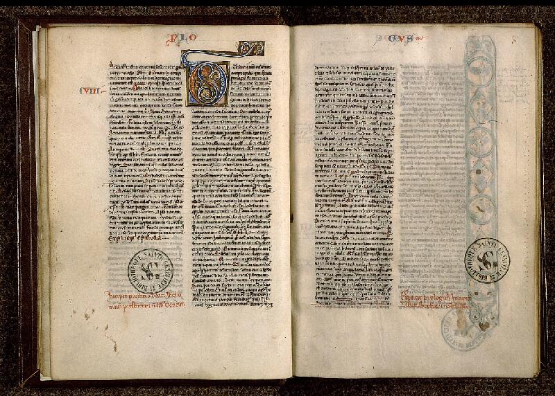 Paris, Bibl. Sainte-Geneviève, ms. 1185, f. 005v-006