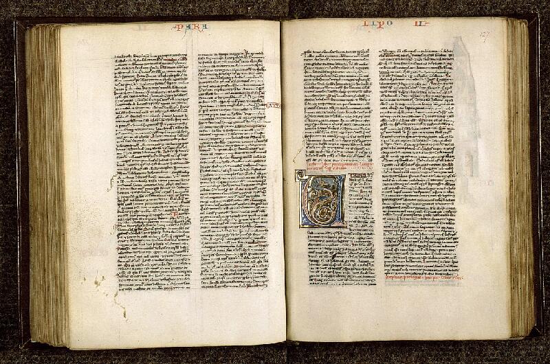 Paris, Bibl. Sainte-Geneviève, ms. 1185, f. 126v-127