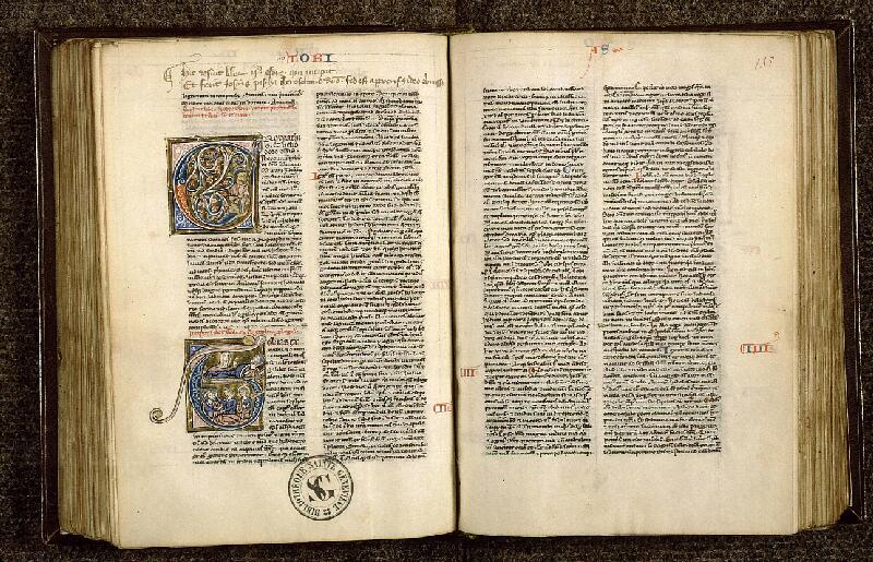 Paris, Bibl. Sainte-Geneviève, ms. 1185, f. 134v-135