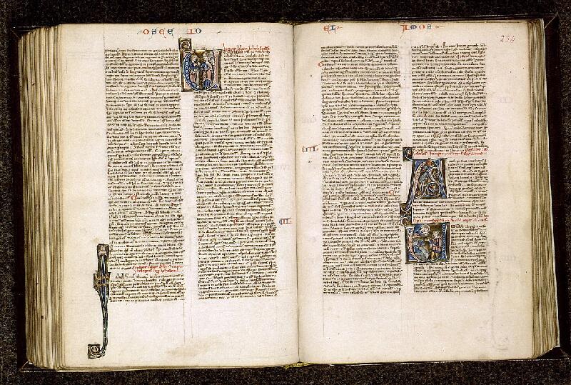 Paris, Bibl. Sainte-Geneviève, ms. 1185, f. 233v-234