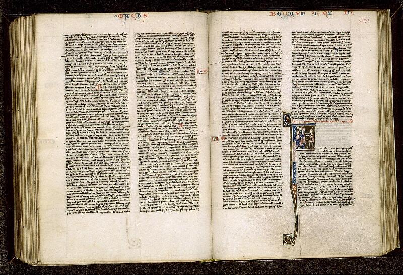 Paris, Bibl. Sainte-Geneviève, ms. 1185, f. 249v-250