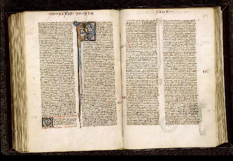 Paris, Bibl. Sainte-Geneviève, ms. 1185, f. 291v-292