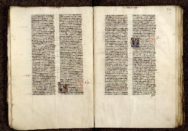 Paris, Bibl. Sainte-Geneviève, ms. 1187, f. 007v-008