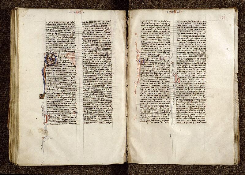 Paris, Bibl. Sainte-Geneviève, ms. 1187, f. 132v-133