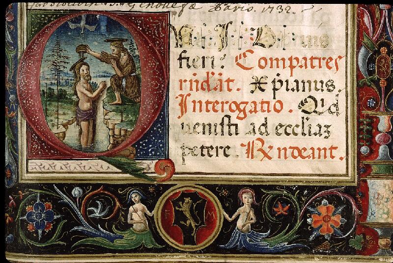 Paris, Bibl. Sainte-Geneviève, ms. 1254, f. 001 - vue 3