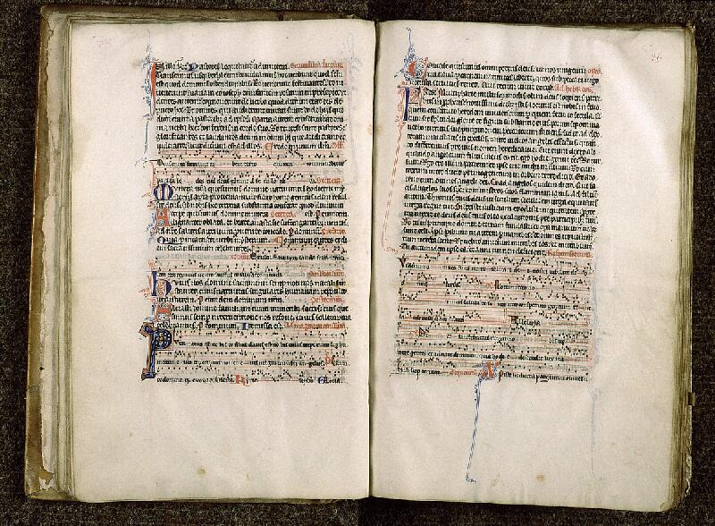 Paris, Bibl. Sainte-Geneviève, ms. 1259, f. 025v-026 - vue 2