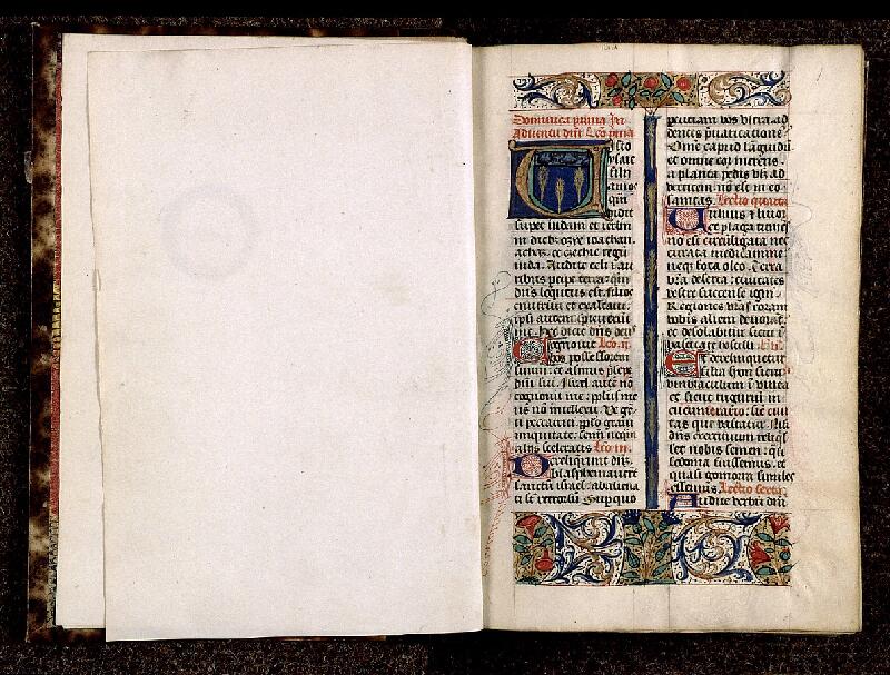 Paris, Bibl. Sainte-Geneviève, ms. 1264, f. 001 - vue 2