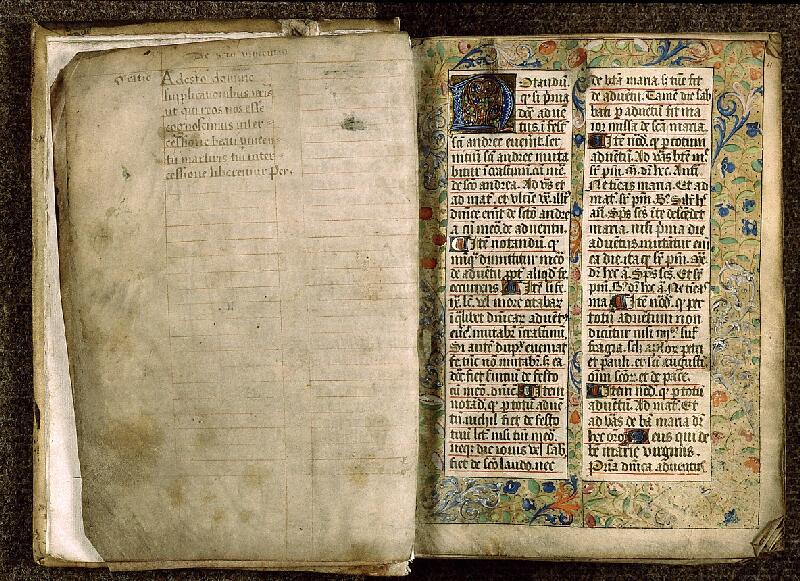 Paris, Bibl. Sainte-Geneviève, ms. 1265, f. 003v-004 - vue 2