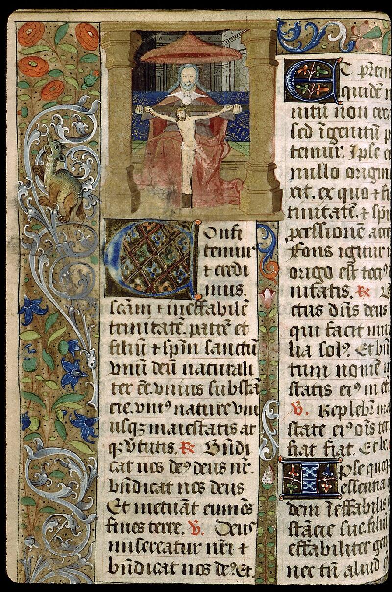 Paris, Bibl. Sainte-Geneviève, ms. 1266, f. 062v - vue 1