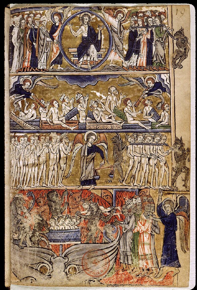 Paris, Bibl. Sainte-Geneviève, ms. 1273, f. 019 - vue 1