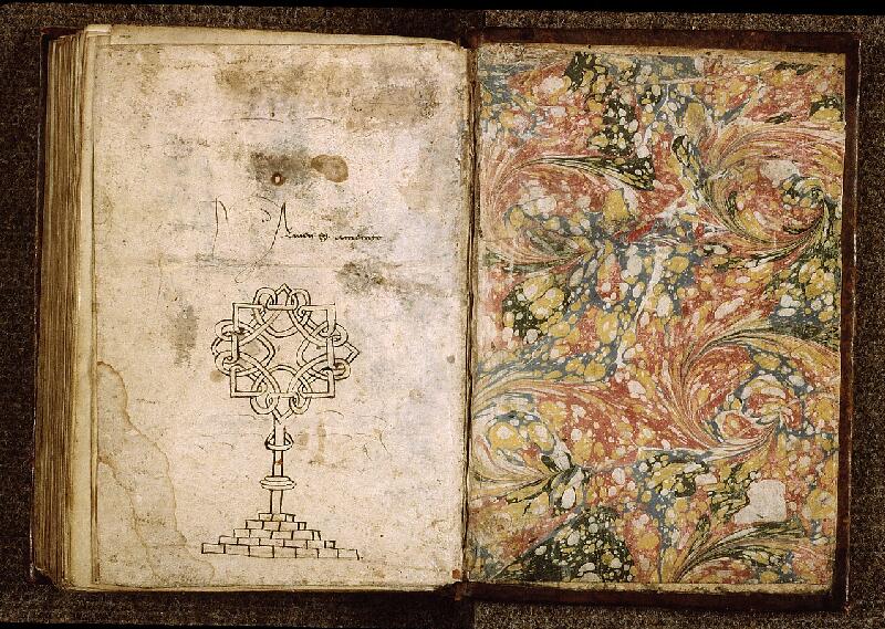 Paris, Bibl. Sainte-Geneviève, ms. 1273, f. 202v - vue 1