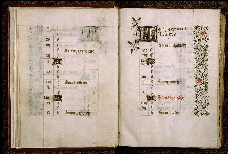 Paris, Bibl. Sainte-Geneviève, ms. 1274, f. 005v-006 - vue 2