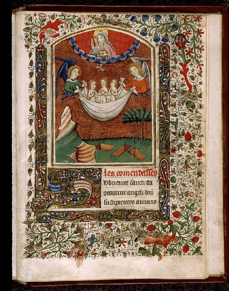 Paris, Bibl. Sainte-Geneviève, ms. 1274, f. 134 - vue 1