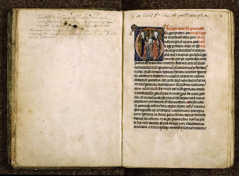Paris, Bibl. Sainte-Geneviève, ms. 1283, f. 003v-004 - vue 2