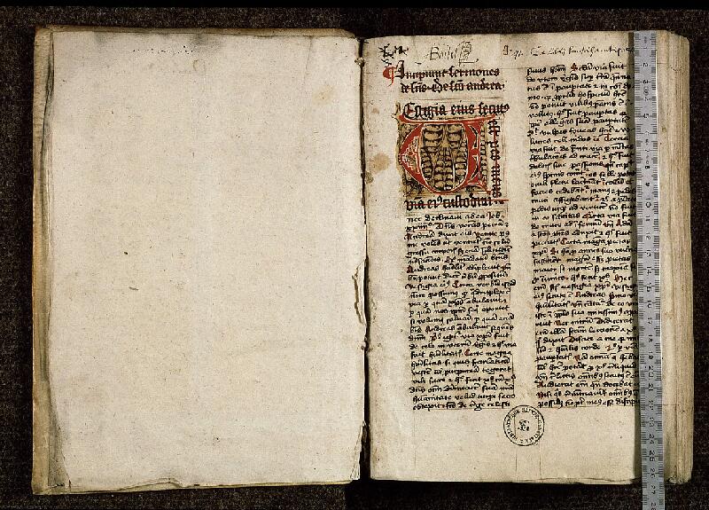 Paris, Bibl. Sainte-Geneviève, ms. 1424, f. 001 - vue 1