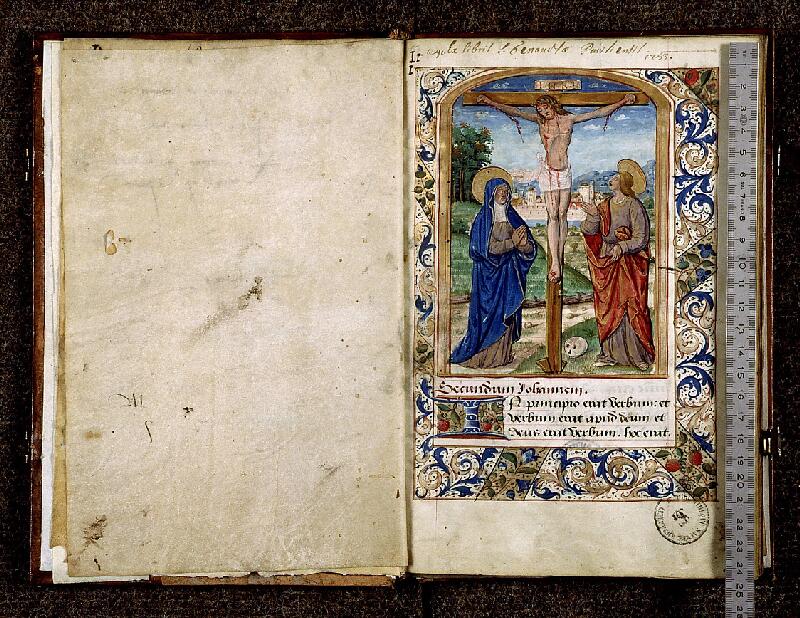 Paris, Bibl. Sainte-Geneviève, ms. 2495, f. 002v-003 - vue 1