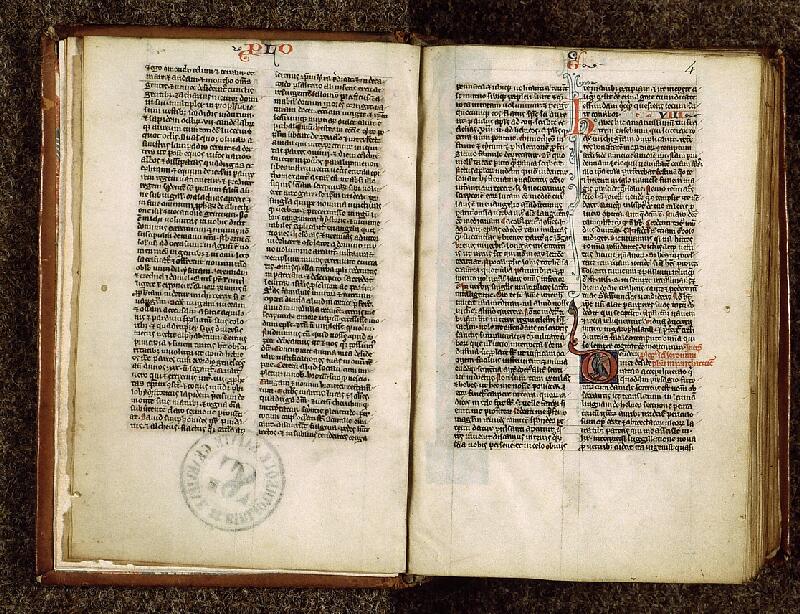 Paris, Bibl. Sainte-Geneviève, ms. 2585, f. 003v-004